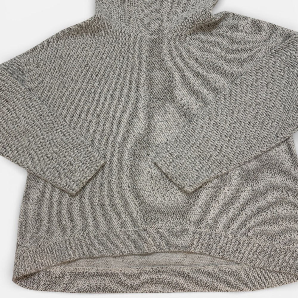 Lands' End Women's Heather Gray Cowl Neck Sweater